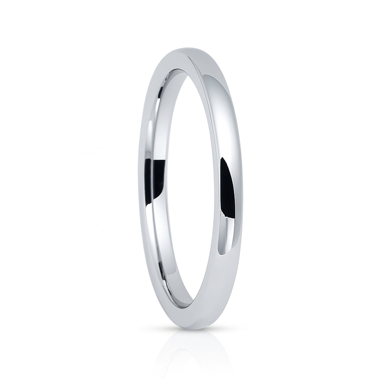 2mm Classic High Polish Tungsten Comfort Fit Band