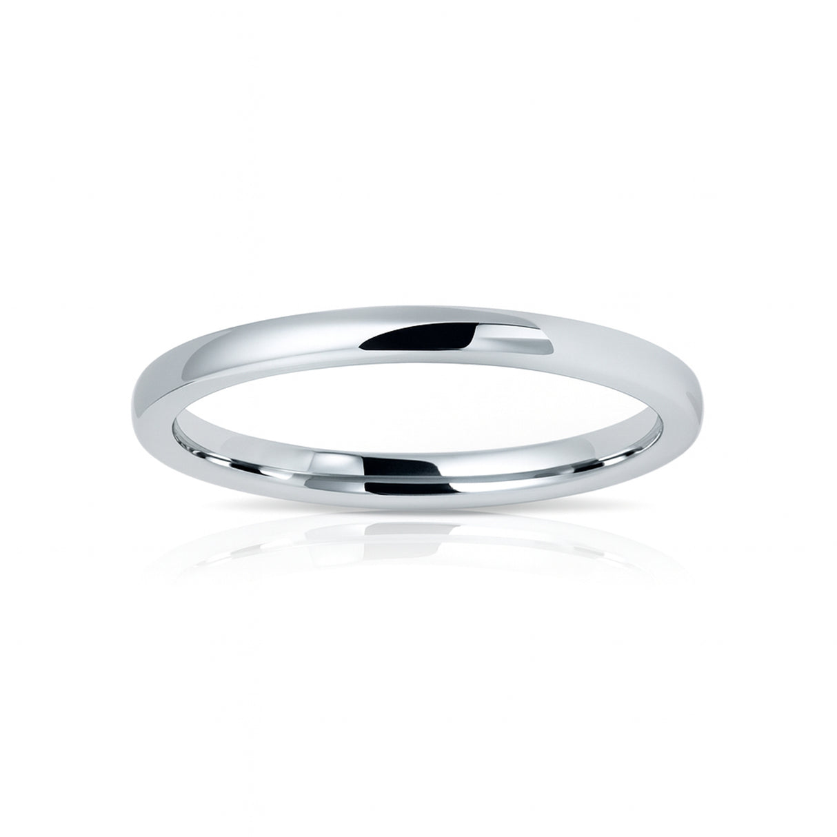 2mm Classic High Polish Tungsten Comfort Fit Band