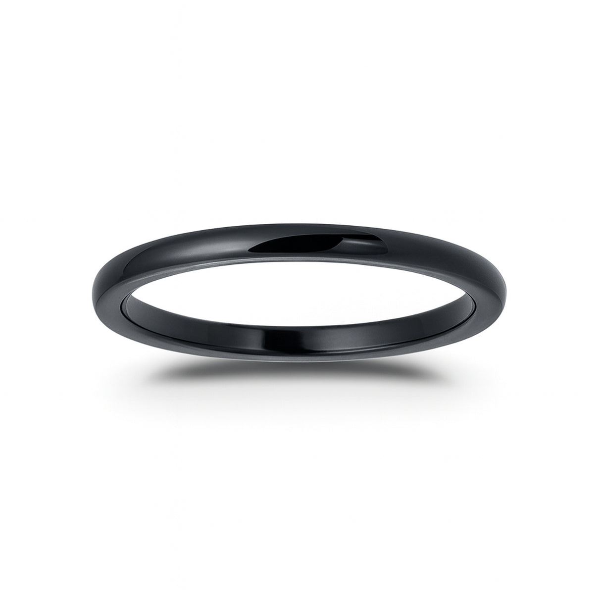 2mm Classic High Polish Tungsten Comfort Fit Band
