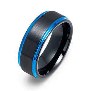Black & Blue Rings